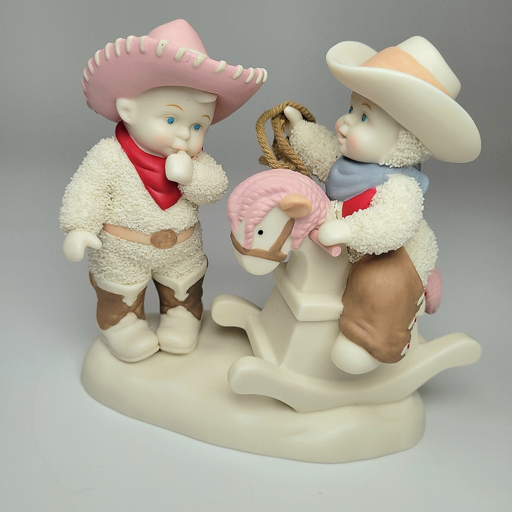 Department 56 Snowbabies Let's Pretend "Howdy Partner" 4.75" - #56.69354 - Picture 6 of 10